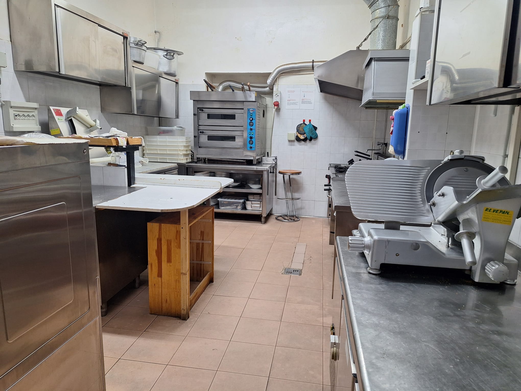 Cucina attrezzata per attività formative